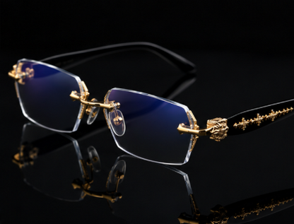 WeCharm Frameless Gold Glasses