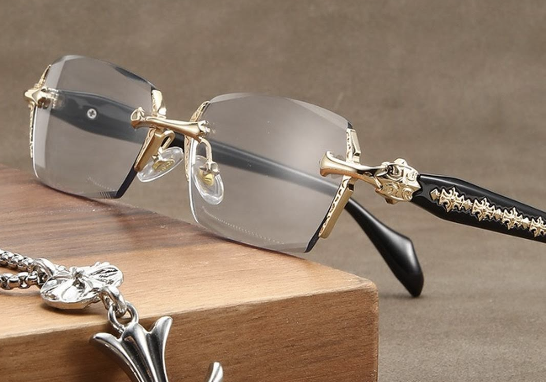 WeCharm Frameless Gold Glasses